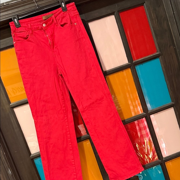 POL Patchwork Wide Leg Pants in Cream and Tan - Picture 8 of 9